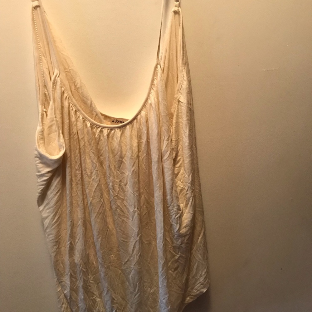 K. Jordan size 5X Cream camisole NWOT